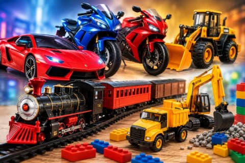 Toy Cars, Trains & Vehicles collection at i-robox